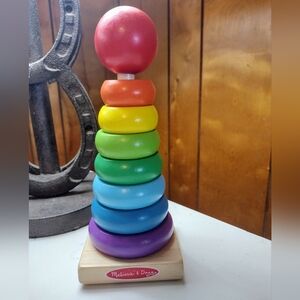 Melissa & Doug Rainbow Stacking Rings